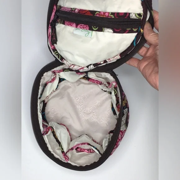 Vera Bradley Zip Around Makeup Bag - Picture 7 of 8
